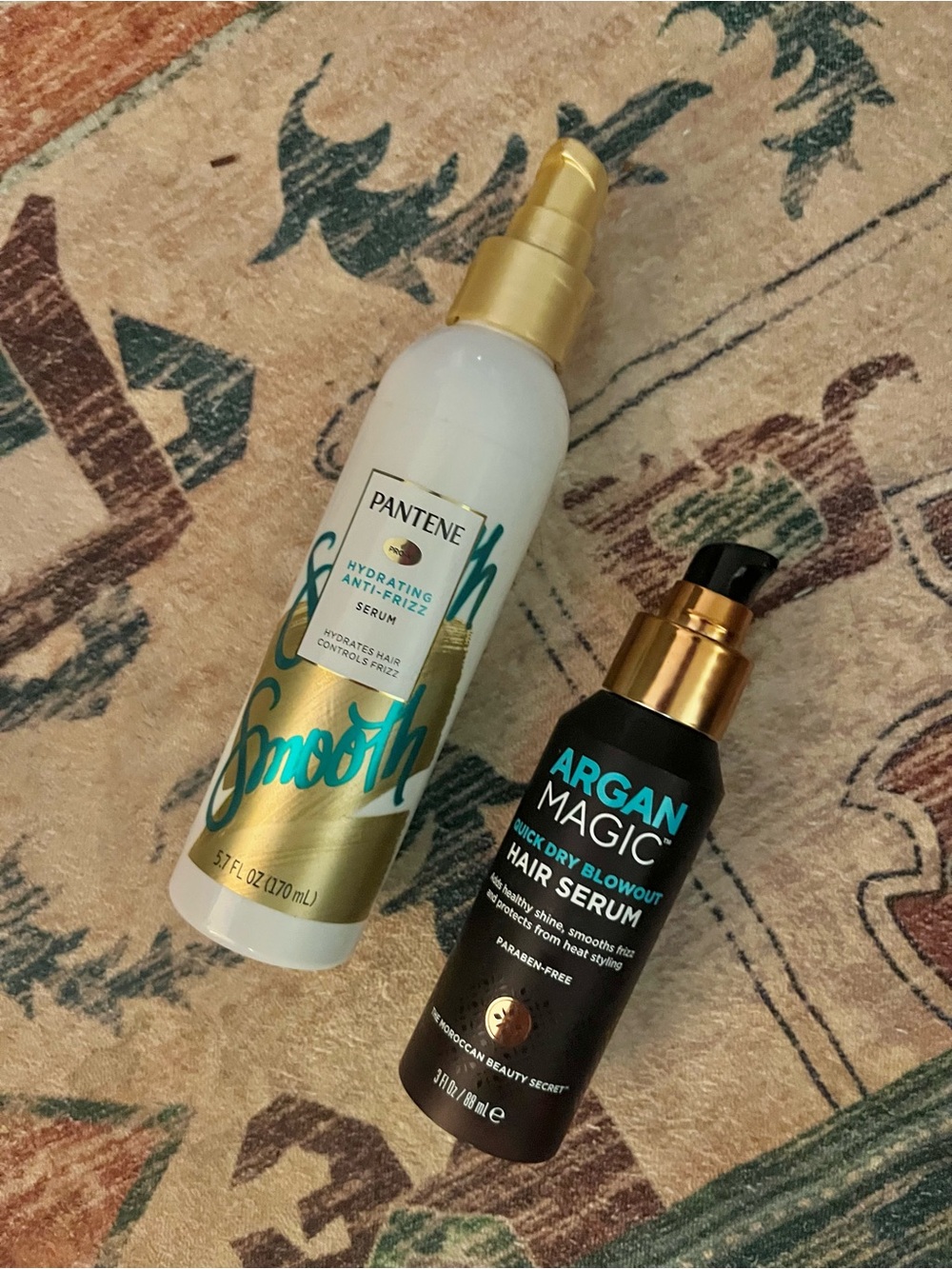 Hair Products - Pantene Hydrating Anti-Frizz/Argan Magic Quick Dry Blowout